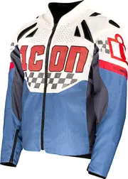 Icon Contra 3 Hero, textile jacket , color: White/Blue/Black/Red , size: 3XL