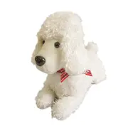French Country Weighted Winter the White Poodle Door Stopper