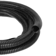 10ft 3/4 Inch Black Wire Loom Split Tubing Cord Protectors Flexible Conduit