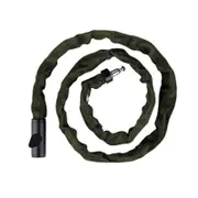 Supperstore Bicycle Anti-theft Lock Chain Iron Lock Motorcycle Electric Vehicle Lengthened Chain Padlock Bicycle Accessories-Green-120cm