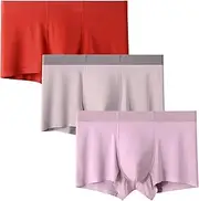 [Maiyifu-GJ] 3 Pack Mens Moisture-Wicking Boxer Briefs Soft Breathable Underwear Trunks Lightweight Comfortable Underpants, Color1, Medium, Color1, Medium