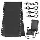 Zero Gravity Chair Replacement Fabric with Bungee Cord Kit, 17 Inch Wide Repa...