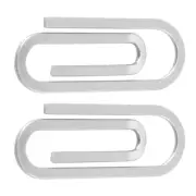 2pcs Paper Binder Clips Memo Holder Clip Pocket Clips