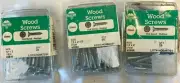 Hillman Wood Screws Flat Head Phillips Assortment 3 Sizes New Old Stock