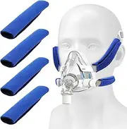 4pcs Positive Pressure Headgear Strap Covers, Soft Positive Pressure Face Cushion Pads Reusable Breathable Mask Strap