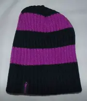 Outdoor Research Little Kids 4-7 Knotty Beanie Winter Hat Purple/Navy Reversible