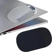 2Pcs Stick-On Laptop Mouse Holder - Elastic Case for Wireless Mouse, Pouch Pocket Sleeve