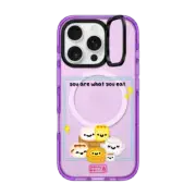 iPhone 16 Pro Impact Ring Stand Case MagSafe Compatible You Are What You Eat Dim Sum