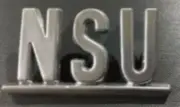 NSU QUICKLY SPARES, Remade NSU Emblem for legshield in plastic