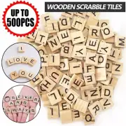 A-Z Letters Alphabet Wooden Scrabble Tiles Scrabble Letters & Numbers For Crafts