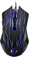 G820 Wired Gaming 7 Color Backlight 6 Button 3200 Optical DPI Computer Gamer Black One Size
