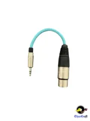 3.5mm Male to 4-Pin XLR Female Balanced Adapter