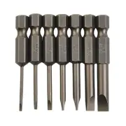 Nutdrivers Screwdriver Bit Hand Tools Flat Head SL1.6 Slotted Tip 3.0 4.0