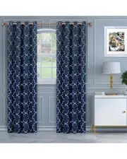Superior 52x96 Imperial Trellis Blackout 2pc Curtain Panel Set
