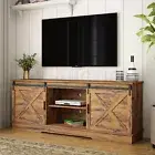 TV Kitchen Console Table Dining Cabinet Stand Farmhouse Entertainment Unit Bench