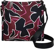 [RADLEY] London Canford Gardens Floral Responsible Small Ziptop Crossbody Handbag, Merlot, Small