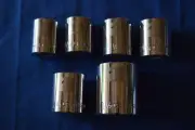 Craftsman 6 PC 1/2 Dr 12 PT SAE Socket Laser Etched 1"-1-1/2" 620