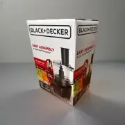 BLACK+DECKER FP4200B Food Processor Easy Assembly 8-Cup Set And go! **NEW**