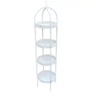 Martinique 4-Round Shelf Unit / Plant Stand 37x154cm