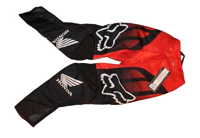 FOX Men's Adult 180 HONDA Pants Red Off-Road/MX/ATV/MTB/BMX 28153-017 SZ 30