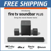 Fire TV Ready 5.1 Surround Sound System with Bluetooth Streaming & Dialog Boost