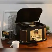 Yamazen Retro Style Multi-Record Player ‎MRP-M100CR USB SD Record CD Cassette