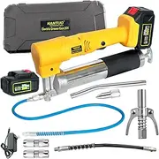20V Cordless Grease Gun, Electric Grease Gun Professional High Pressure 10000 PSI Cordless Grease Guns, Inclued Battery with Carrying Case