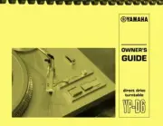 Yamaha YP-D6 Direct Drive Turntable 2-IN-1 OWNER'S MANUAL and SERVICE MANUAL