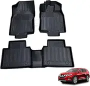 3Pcs TPE Heavy Duty Waterproof car Floor mats for RHD Nissan X-Trail Xtrail T32 2014-2022