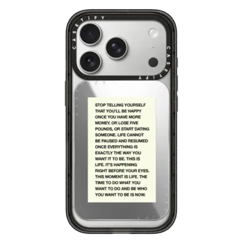 Snappy Cardholder Stand Mirror Cardholder Stand MagSafe Compatible This Moment is Life