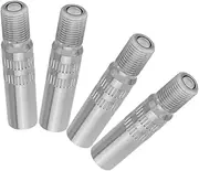 Tire Valve Stem Caps Set Long Valve Stem Covers for Car Scooter 4pc Metal Extender Kit
