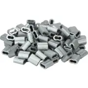 Swage Hand Alloy 4mm 100 Pack