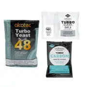 Alcotec 48 Hour Turbo Yeast w/ Still Spirits Turbo Carbon Clear Home Brew