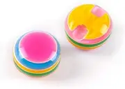 50 PCS Plastic Candy Color Button Flower Heart Round Cute Button for Clothes Decoration Handmade Sewing Crafts Accessories (Round,12mm)