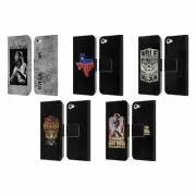 OFFICIAL WILLIE NELSON GRUNGE LEATHER BOOK WALLET CASE FOR APPLE iPOD TOUCH MP3