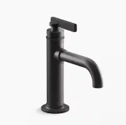 Kohler K-35907-4N-BL Castia Studio McGee 0.5 GPM 1 Hole Faucet, Matte Black