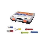 Blue Bar Red, Blue & Yellow Insulated Terminals Assortment Kit 180pc