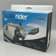 Cardo Scala Rider G4 PowerSet Intercom Communication Wireless Helmet Audio NEW