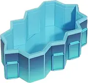 Foldable Swimming Pool, Non-Inflatable Hard PVC Shell Large Swimming Pool, Portable Outdoor Swimming Pool, Pet Wading Pool Swimming Bath Shower Tub, Cat and Dog Swimming Pool for Summer Water