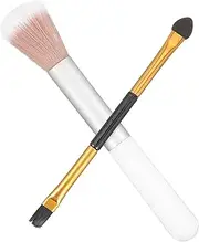 Ipetboom 2Pcs Double Ended Highlighter Eyeshadow Makeup Brush for Women Versatile Cosmetic Tools for Contouring Blending and Highlighting Durable Easy to Carry
