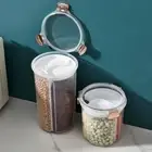 Plastic Grain Storage Tank Transparent Refrigerator Storage Container Kitchen