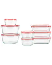 Pyrex FreshLock 16pc Glass Storage Set