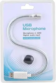 Kisangel 1Pc Microphone for Home Laptop Chatting Gaming Mic with Cover for Meetings Recording and Online Streaming