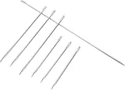 Veemoon 7pcs Large Steel Needles for Heavy Duty Sewing for Quilting Weaving Leather Crafting Multimaterial Use Enhanced Threading Performance for DIY Projects