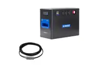 Kings BatBlock40 - 12V Plug and Play Battery Box with DCDC Charger+ 6m Extension Lead
