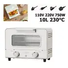 Temp Timer Adjustable 10L Mini Electric Oven Desktop Baking Machine Toaster