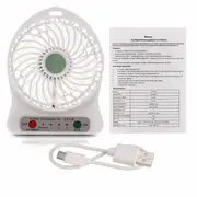 Mini 18650 Rechargeable USB Handheld Cool Fan 3 Speed Modes for Desk / Table