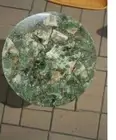 18" Round Amazonite Stone Coffee Table Handmade Crystal Healing Gemstone Decors