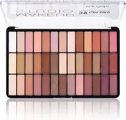 MKNZOME 39 Colors Eyeshadow Palette, Highly Pigmented Full Matte Nude and Shimmer Eyeshadow Makeup Palette for Women, Waterproof Long-Lasting, Soft and No Clumping, Warm Tones for Everyday Makeup#1