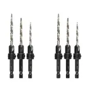 #6/#8/#10 Wood Countersink Set (6-Piece)